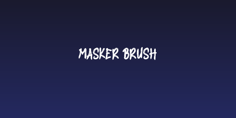 MASKER BRUSH Social Header