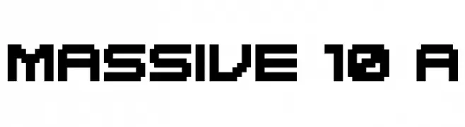 MASSIVE 10 A  Fuentes Gratis Descargar