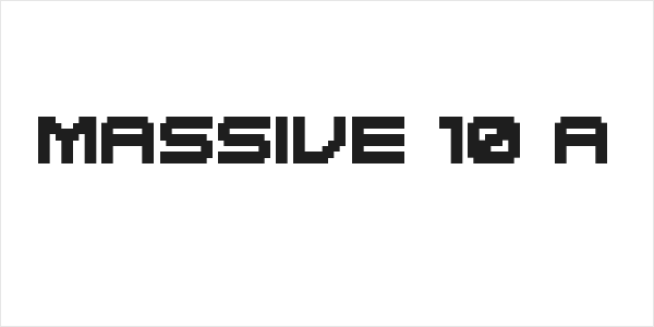 MASSIVE 10 A Logo