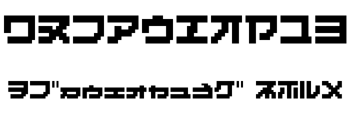 MASSIVE 10 K Font Alte caractere