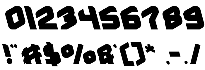 MASTER Bold Font OTHER CHARS