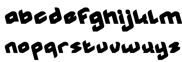 MASTER Bold Font LOWERCASE