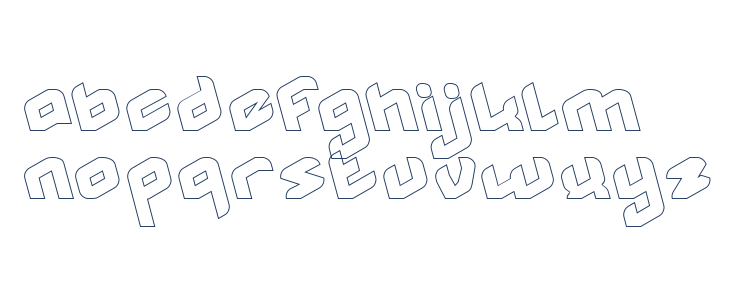 MASTER-Hollow Lowercase