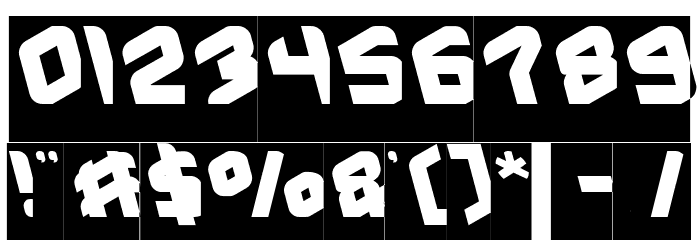 MASTER-Inverse.otf Font OTHER CHARS