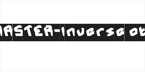 MASTER-Inverse.otf Logo