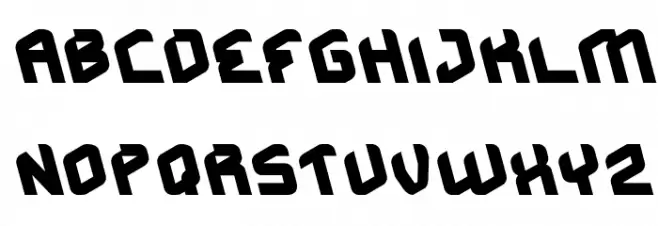 MASTER-Light Schriftart Groß
