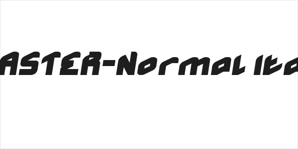 MASTER-Normal Italic Logo