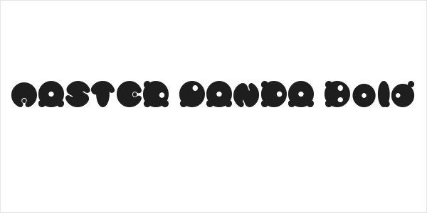MASTER PANDA Bold Logo