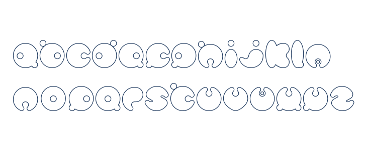 MASTER PANDA-Hollow Lowercase