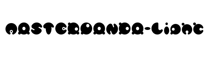 MASTER PANDA-Light  Frei Schriftart Herunterladen