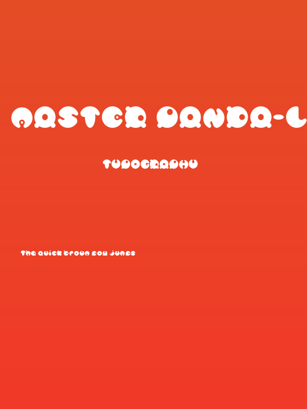 MASTER PANDA-Light Poster