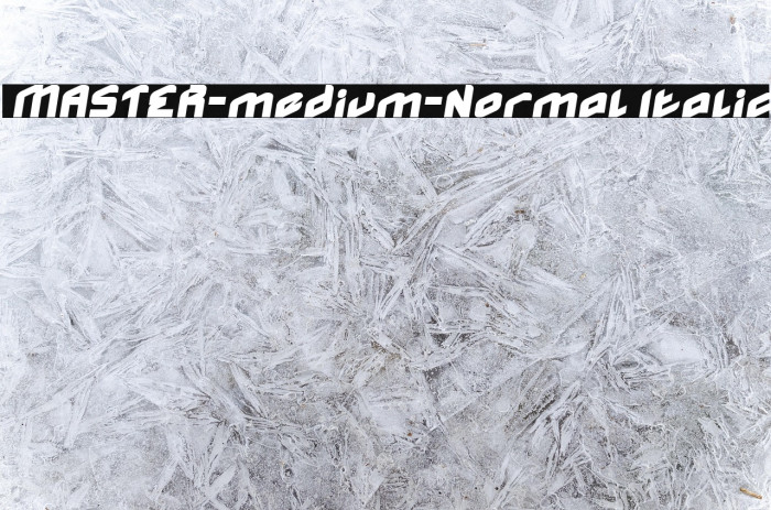 MASTER-medium-Normal Italic Example 2