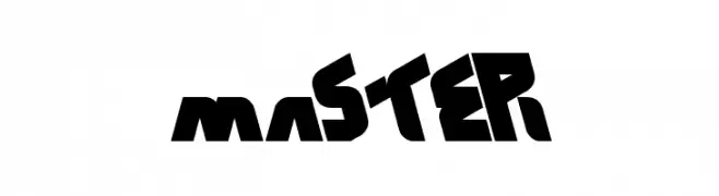MASTER  Frei Schriftart Herunterladen