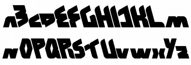 MASTER Schriftart Groß