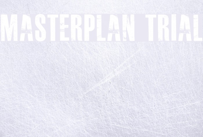 MASTERPLAN TRIAL Font examples