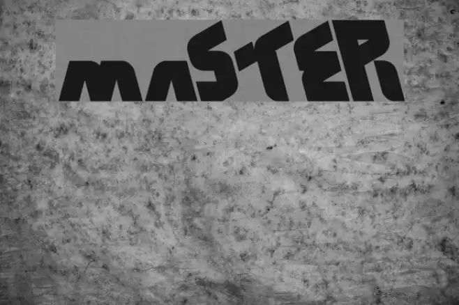 MASTER Font examples