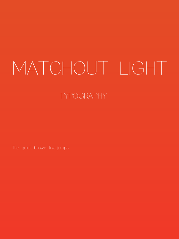MATCHOUT LIGHT Poster