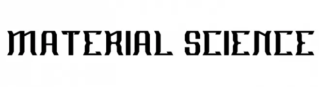 MATERIAL SCIENCE  baixar fontes gratis