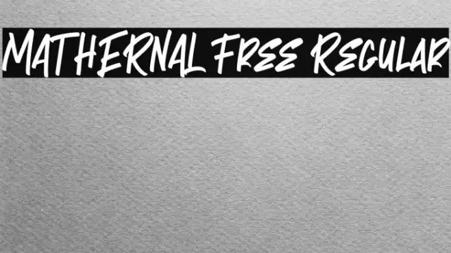 MATHERNAL Free Regular Example 3