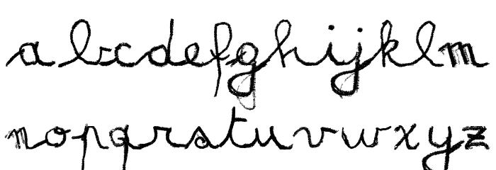 MATILDAS GRADE SCHOOL HAND_DEMO_script Font LOWERCASE
