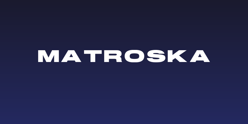 MATROSKA Social Header