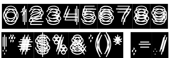 MAVERICK-Inverse Font OTHER CHARS