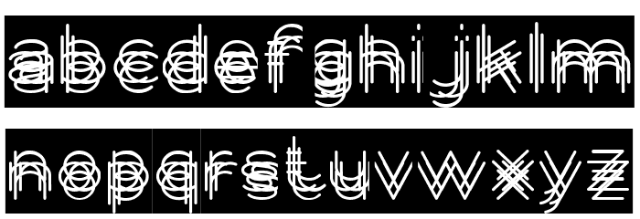 MAVERICK-Inverse Font LOWERCASE