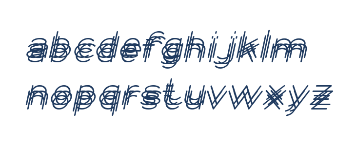 MAVERICK Italic Lowercase