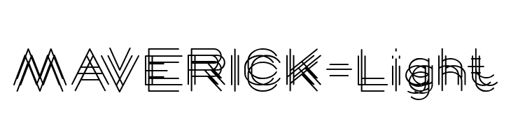 MAVERICK-Light  font caratteri gratis