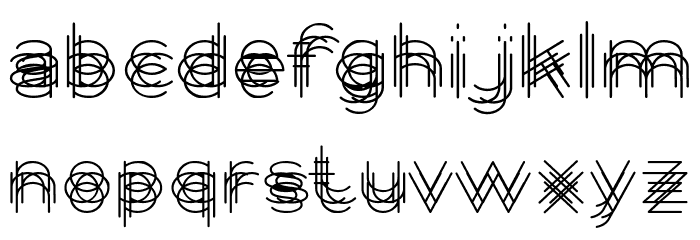 MAVERICK-Light Font LOWERCASE