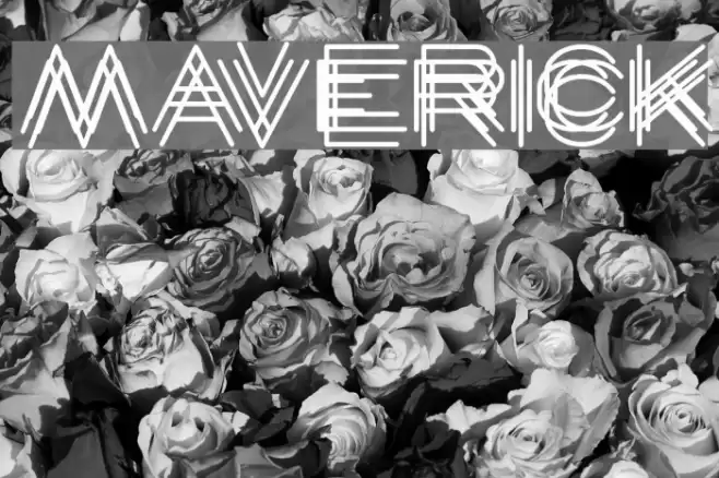 MAVERICK Font examples