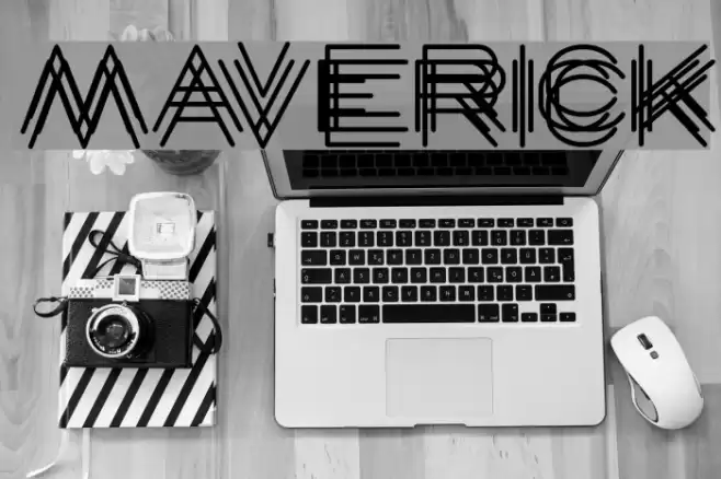 MAVERICK Font examples