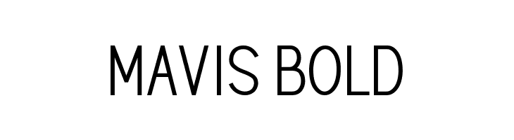 MAVIS Bold  Descarca Fonturi Gratis