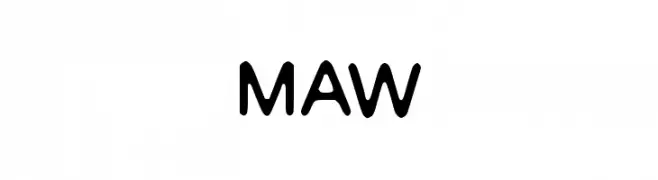MAW  font caratteri gratis