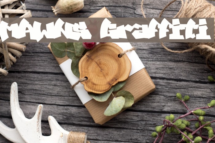 MAWNS Graffiti Font examples