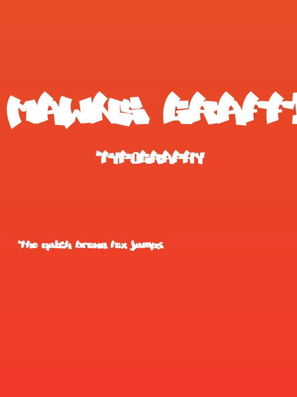 MAWNS Graffiti Poster