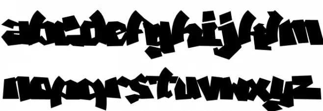 MAWNS Graffiti خط أحرف صغيرة