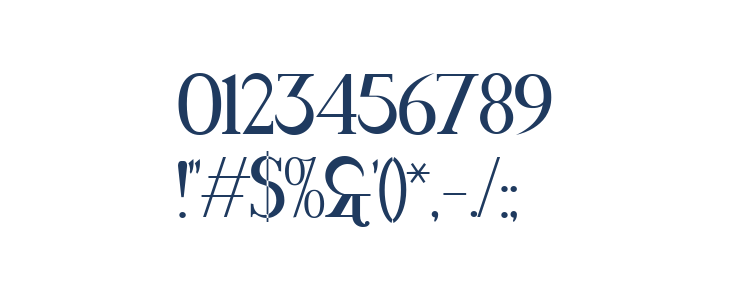 MAWNS Serif Other Characters