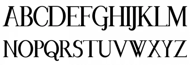 MAWNS Serif Fonte MAIÚSCULAS