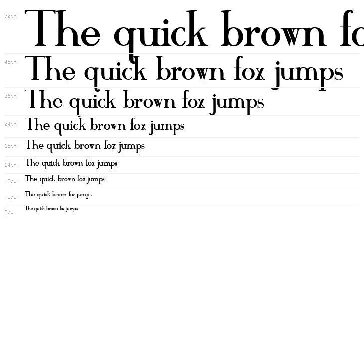 MAWNS Serif Waterfall