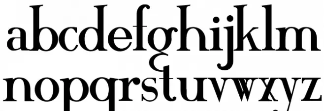 MAWNS Serif Fuentes MINÚSCULAS