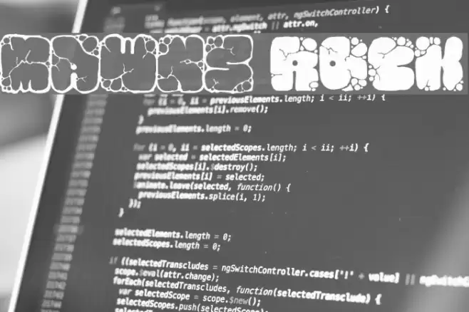 MAWNS rock Font examples