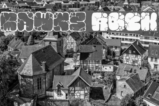 MAWNS rock Font examples