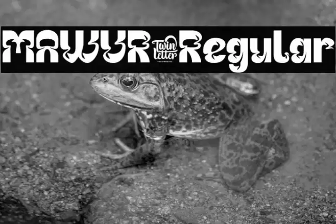 MAWUR-Regular Font examples