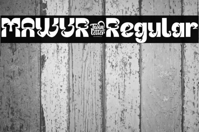 MAWUR-Regular Font examples