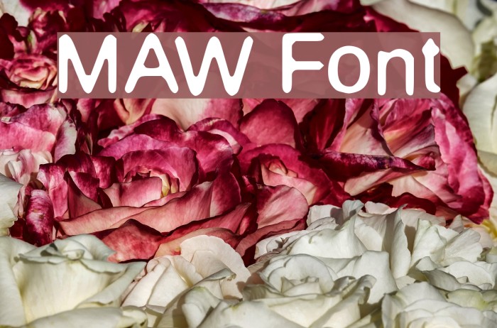 MAW Font examples