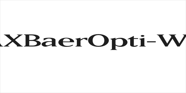 MAXBaerOpti-Wide Logo