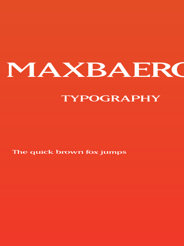 MAXBaerOpti-Wide Poster
