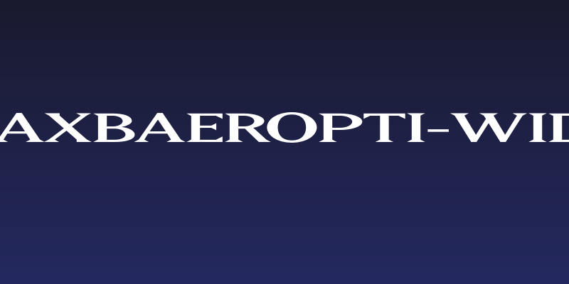 MAXBaerOpti-Wide Social Header