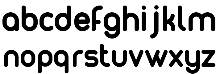 MAXWELL BOLD Font LOWERCASE